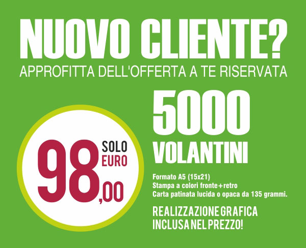 kikom studio grafico foligno perugia umbria offerta volantini A5